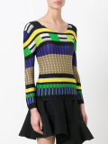 colour block sweatshirt 