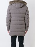 fur-trimmed padded coat