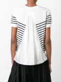 striped cupro insert T-shirt