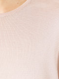 cropped knitted top