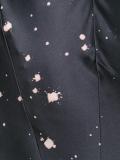 splatter print dress