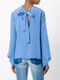 tie back blouse