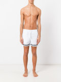 logo print swim shorts