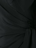 tie detailed gown