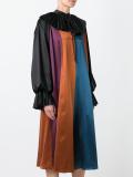 colour block shift dress