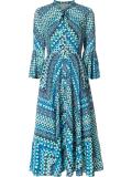 stylised print shift dress 