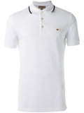 contrast collar polo shirt