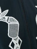 lace inserts bomber jacket 