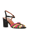 rainbow strap sandals