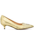 CHARLOTTE OLYMPIA C175125 1303 GOLD WHITE YELLOW ??? Leather/Fur/Exotic Skins->Leather