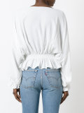 ruffled blouse