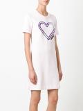 heart logo T-shirt dress 