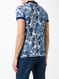 floral print polo shirt 