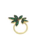 18kt yellow gold 'Lilly' ring