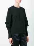 ruffled detail sleeve top