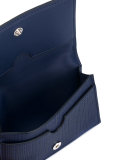 embossed logo purse