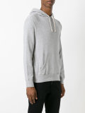 embroidered logo hoodie 
