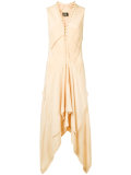 draped dress