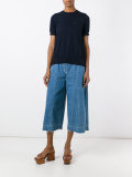 cupro insert knitted top