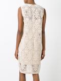 sleeveless lace dress