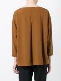 flared longsleeved blouse