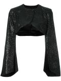 sequin embellished bolero jacket