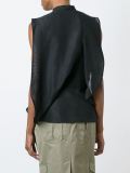 diagonal drape top