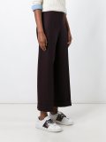 striped crop trousers 