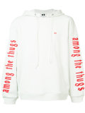 arms print hoody