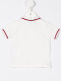 embroidered logo polo shirt 