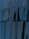 pleated trim dress 