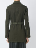belted parka