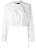 drawstring hem shirt