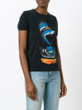 shark print T-shirt