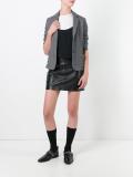 herringbone pattern blazer