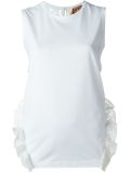 ruffled lace top