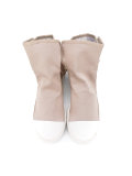 zipped hi-top sneakers