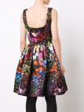 floral print flared dress