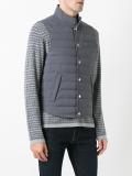 high neck gilet