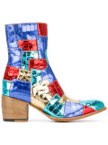 patchwork boots