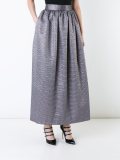 woven effect full skirt