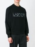 'Middy'标志刺绣毛衣