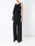 high-rise straight trousers