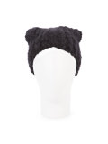 cashmere ribbed beanie 