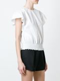 ruched elastic waist tank top