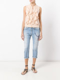 frill layered blouse