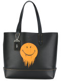 smiley print tote