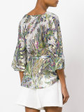 floral print blouse 