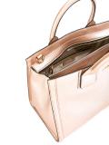 large metallic tote