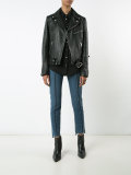 raw hem cropped jeans